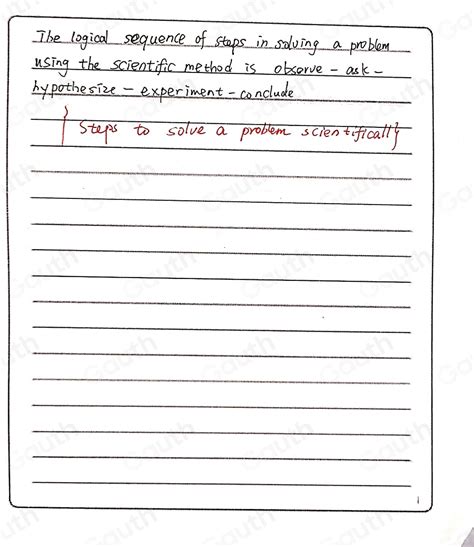 Logical Problem Solving Steps に対する画像結果