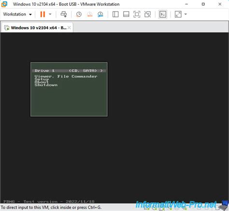 VMware Network Boot に対する画像結果