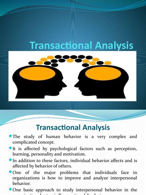 Overview of Transactional Analysis に対する画像結果