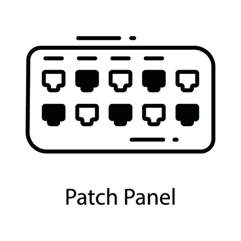 Toradh íomhá ar Patch Panel Drawing Symbol