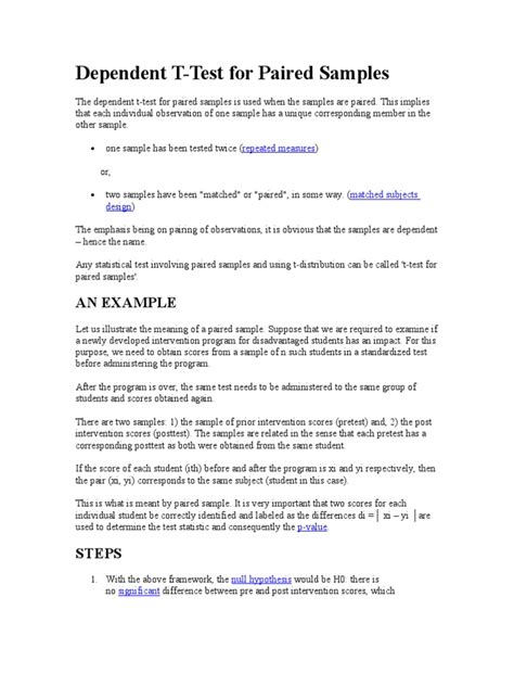 Image result for Two Sample Dependent T-Test