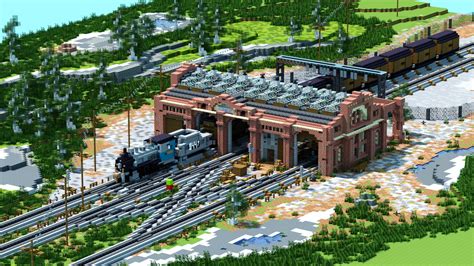 Image result for Train Minecraft Build