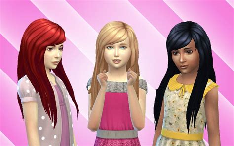 Image result for Custom Content Cute Hair Pinterest Sims 4