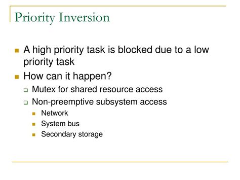 Afbeeldingsresultaten voor Priority Inheritance