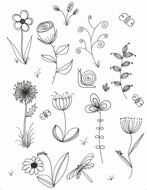 Image result for Spring Simple Line Drawing