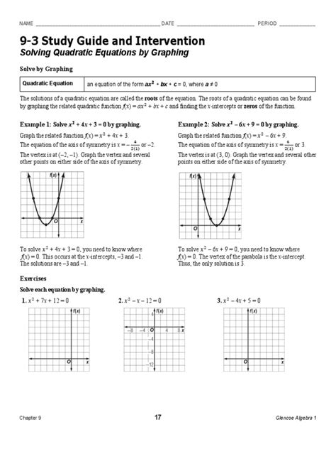 Image result for Writing Quadratic Equations Based On Graphs Worksheet