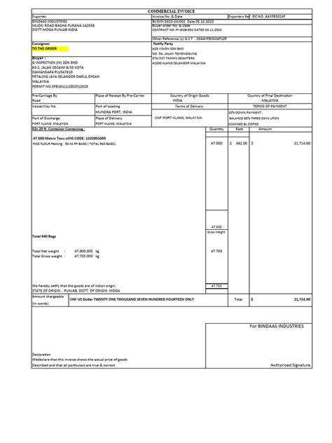 Image result for Invoice PDF for Testing