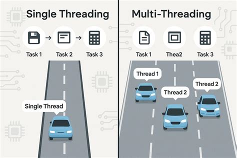 Image result for Single-Threaded vs Multi-Threaded Difference