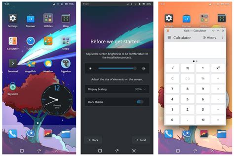 Toradh íomhá ar Linux HomeScreen