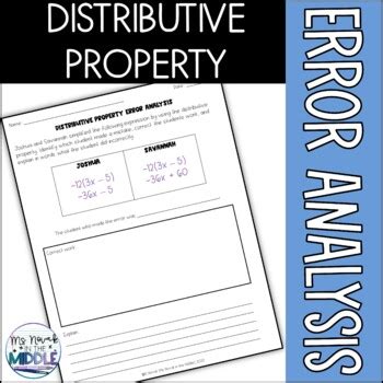 Toradh íomhá ar Error Analysis Problems with Distributive Property