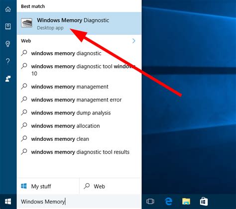 Bildergebnis für Check Memory Windows 10