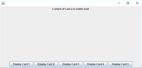 Toradh íomhá ar Show Card Layout Java