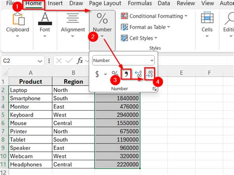 Image result for How to Put Comma Between Numbers