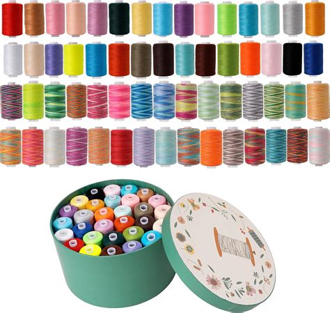 Toradh íomhá ar Sewing Thread Assorted Colors 200 Yd Spool