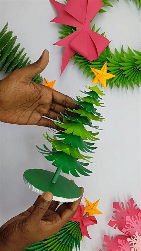 Image result for Paper Tabletop Christmas Tree