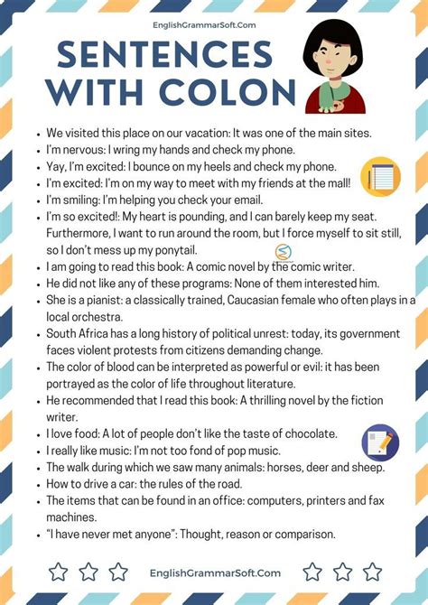 Colon Sentence Examples に対する画像結果