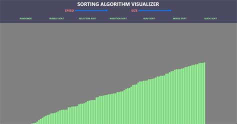 Pic of Sorting Algorithm Visualizer に対する画像結果
