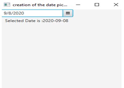 Image result for Date Picker for Java