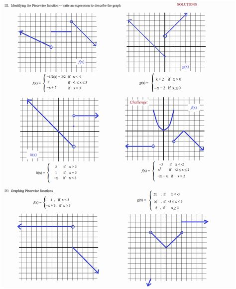 Afbeeldingsresultaten voor AFM Piecewise Functions Worksheet