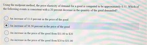 Image result for Computing Elasticity of Demand Using Midpoint Method