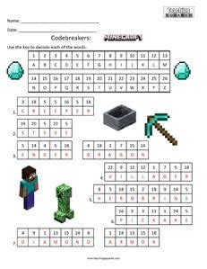 Image result for Minecraft Printable Decoder