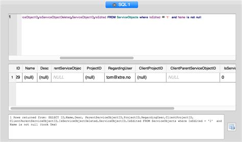 Toradh íomhá ar Null Database Error