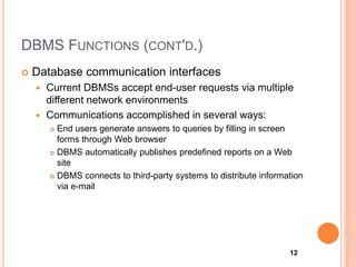 Résultat d’images pour 12 Database Functions