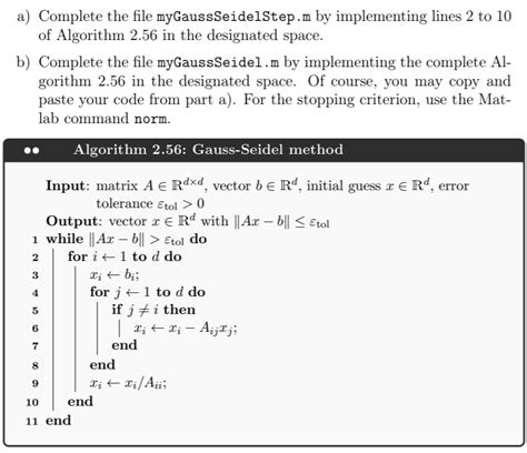 Image result for Gauss-Seidel Method Matlab Code