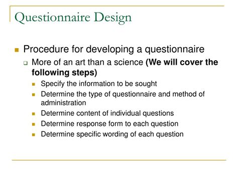 Descriptive Survey Questionnaire Example に対する画像結果