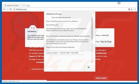 Toradh íomhá ar Security Alert Windows 1.0