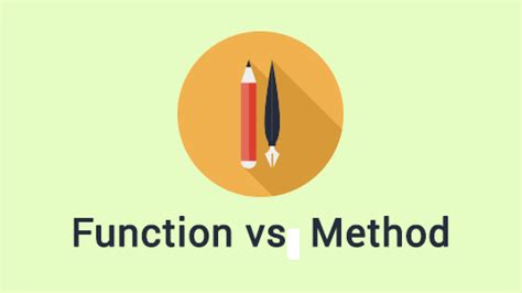 Image result for Method vs Function