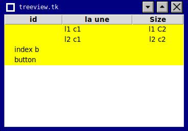 Tcl/Tk TreeView に対する画像結果