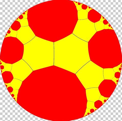 Hexagonal Tiling of Hyperbolic Geometry に対する画像結果
