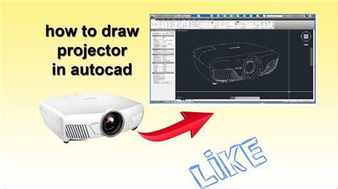 Image result for Projector Side View Drawing