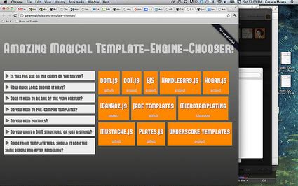 Image result for JavaScript Template Model