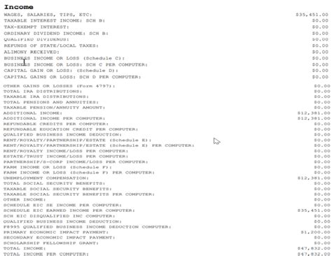 Afbeeldingsresultaten voor Federal Tax Return Transcript