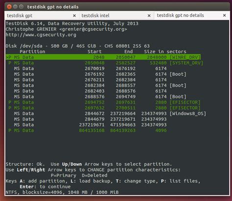 Linux Partition Table Type に対する画像結果