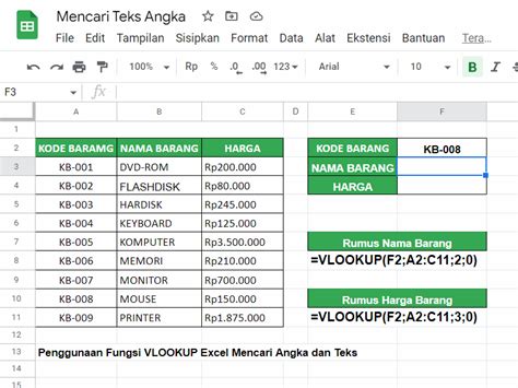 Image result for Fungsi VLOOKUP Excel