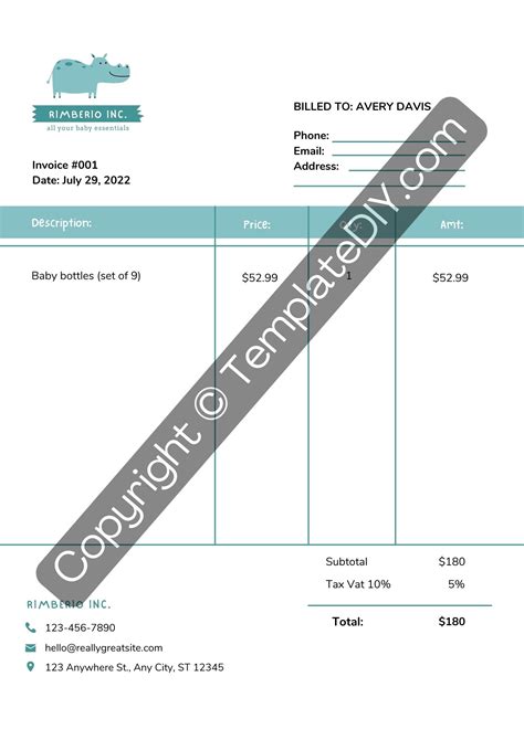 Résultat d’images pour Basic Invoice