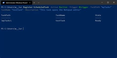Afbeeldingsresultaten voor Task Scheduler Run PowerShell Command
