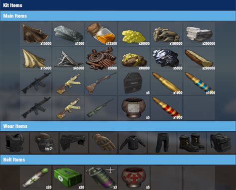 Afbeeldingsresultaten voor Rust VIP Gun Kit