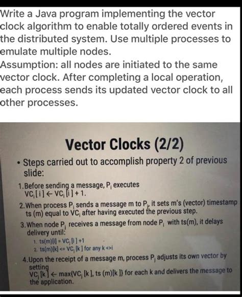 Image result for Vector Clock Algorithm