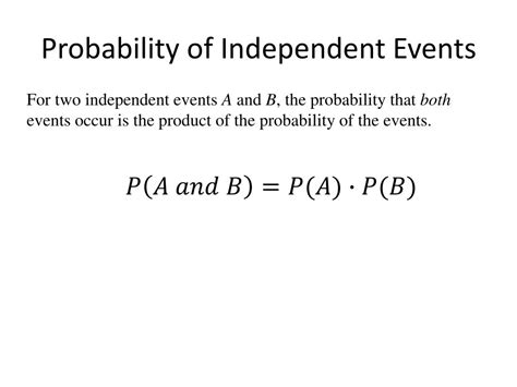 Image result for Independent Probability Formula