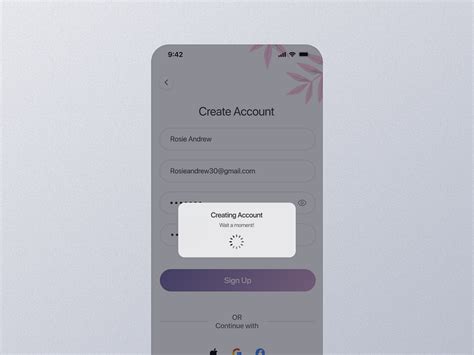 Image result for CreateAccount UI App