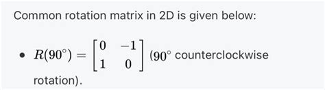 Image result for Counterclockwise Rotation Matrix