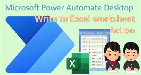 Image result for Power Automate Desktop Write to Excel Worksheet