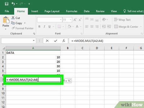 Image result for Mode Function Formula Excel