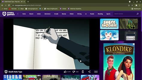 Death Note Type Game に対する画像結果