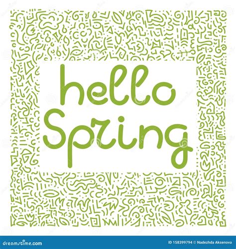 Image result for Hello Spring Drawing