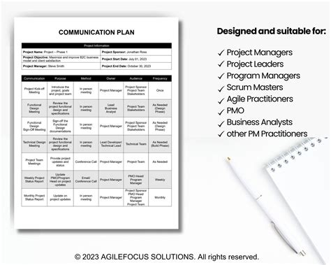 Image result for Program Manager Communication Plan Template